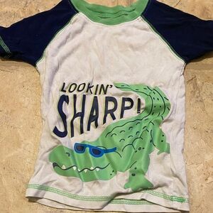 Carter's Green and Cream T-Shirt